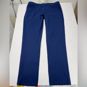 Holderness & Bourne The Parker Navy Tailored Fit Golf Pants Men's Size 35x32